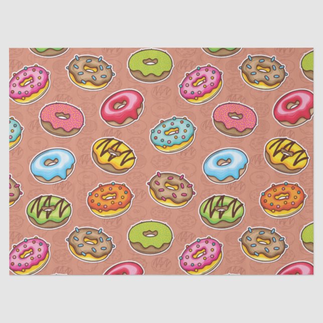 Doughnut Seidenpapier (Vorderseite)