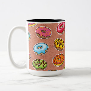 Doughnut Zweifarbige Tasse