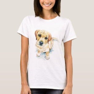 Dougie, der goldene Labrador Retriever Welpe. T-Shirt