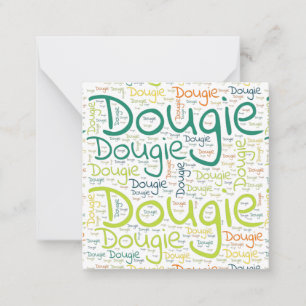 Dougie Mitteilungskarte
