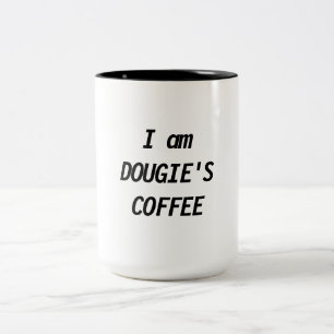Dougies Kaffee-Tasse Zweifarbige Tasse