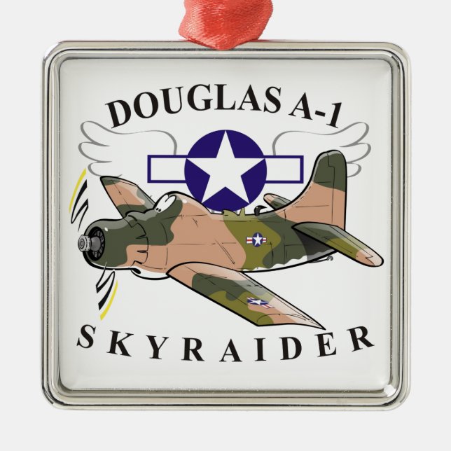 Douglas a-1 skyraider ornament aus metall (Vorne)
