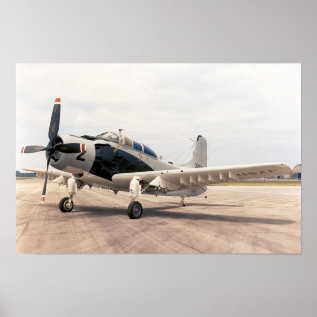 Douglas A-1E Skyraider Poster (Vorne)