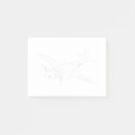 Douglas A-26 Invader Post-it Klebezettel