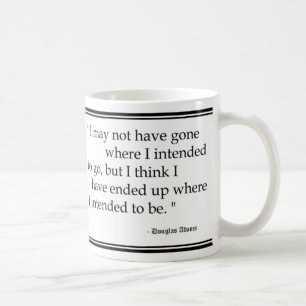 Douglas Adams-Reise-Zitate Kaffeetasse
