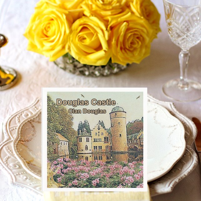 Douglas Castle - Sitz von Clan Douglas Serviette (Von Creator hochgeladen)