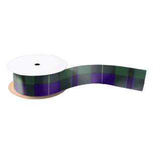 Douglas-Clan karierter schottischer Tartan Satinband