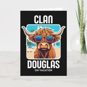 Douglas-Clan-Urlaub schottischer Familienname Part Karte