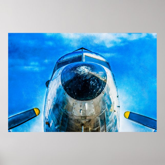 Douglas DC-3 Aircraft Poster (Vorne)