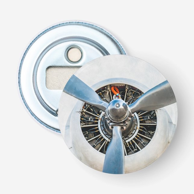 Douglas DC-3 Flugzeug. Propeller Flaschenöffner (Vorderseite)