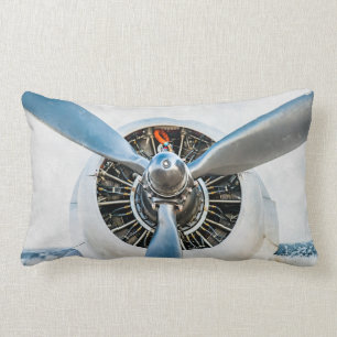 Douglas DC-3 Flugzeug. Propeller Lendenkissen