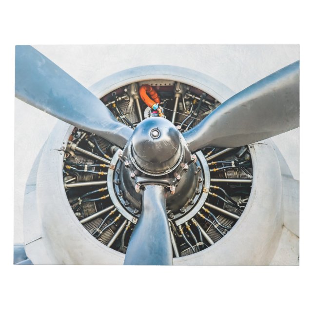 Douglas DC-3 Flugzeug. Propeller Notizblock (Vorderseite)