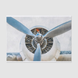 Douglas DC-3 Flugzeug. Propeller Seidenpapier