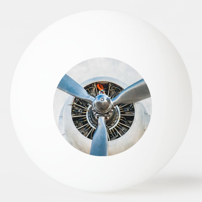 Douglas DC-3 Flugzeug. Propeller Tischtennisball (Vorderseite)