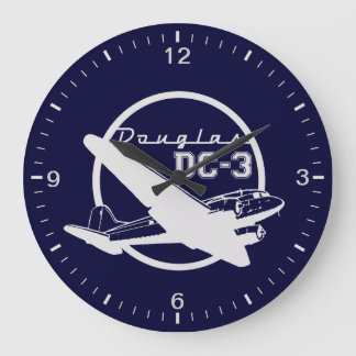 Douglas DC-3 Große Wanduhr
