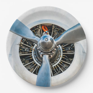 Douglas DC-3 Luftfahrzeuge. Propeller Pappteller