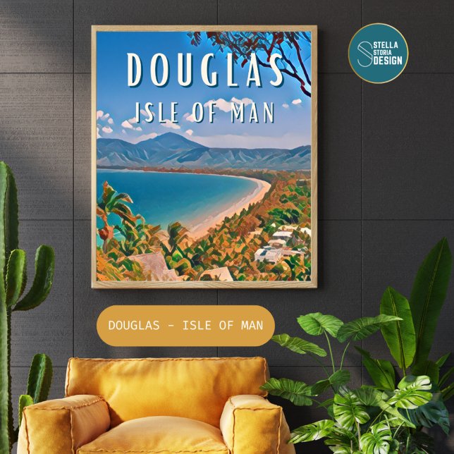 Douglas, die Perle von der Insel Man Poster (Douglas, la perle de l'île de Man)