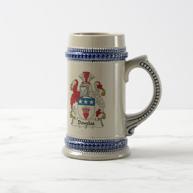Douglas-Familienwappen Bierglas (Rechts)