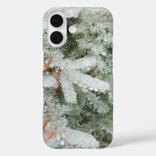 Douglas Fir mit Eis überzogen iPhone 16 Hülle