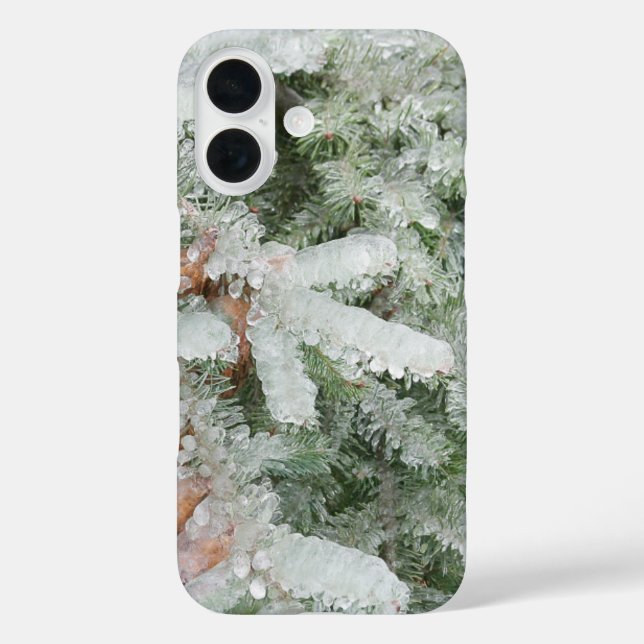 Douglas Fir mit Eis überzogen Case-Mate iPhone Hülle (Rückseite)