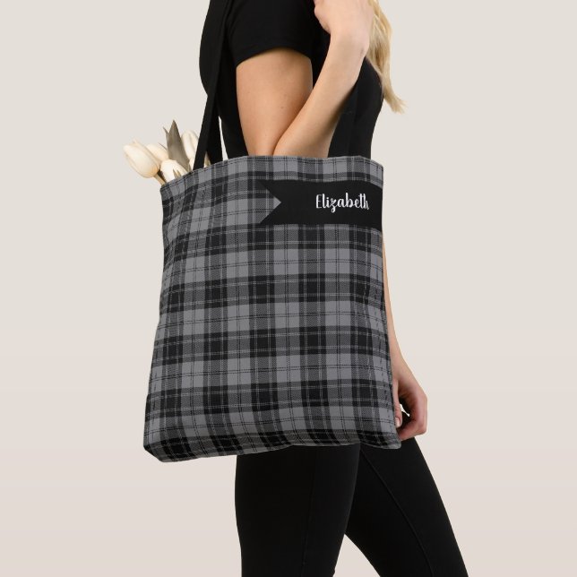 Douglas Gray Tartain Kariert Black Gray (Von Nahem)