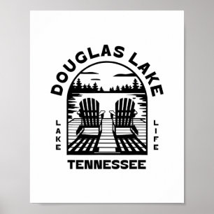 Douglas Lake Tennessee Outdoor-Vintage 2 Poster