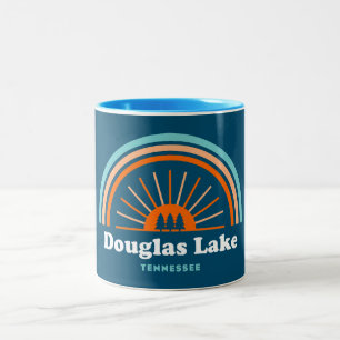 Douglas Lake Tennessee Rainbow Zweifarbige Tasse
