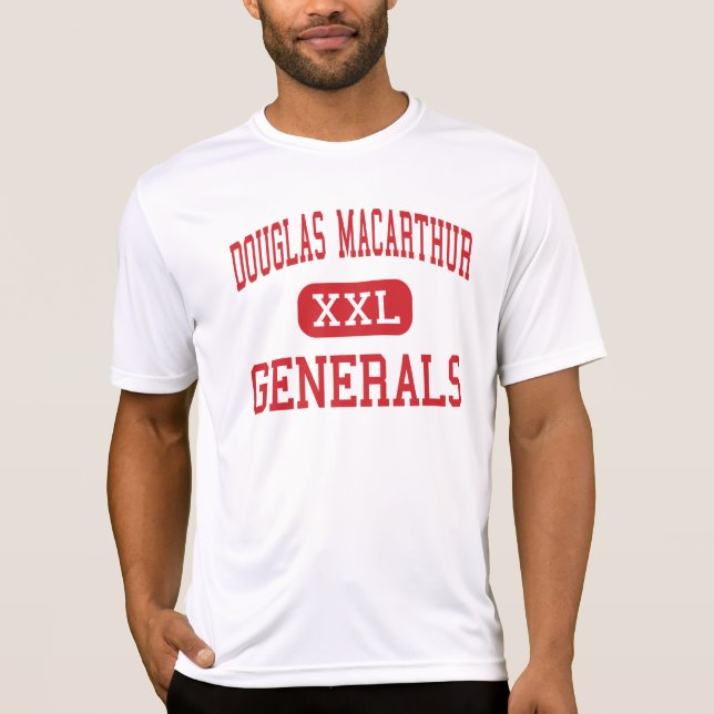 Douglas MacArthur - Generäle - hoch - Houston T-Shirt (Vorderseite)