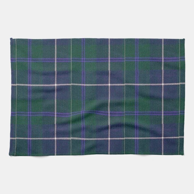 Douglas moderner Tartan-kariertes Handtuch (Horizontal)