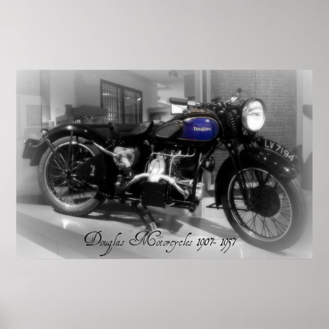 Douglas Motorcycle Poster (Vorne)