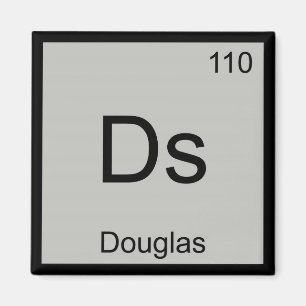 Douglas Name Chemie Element Periodensystem Magnet
