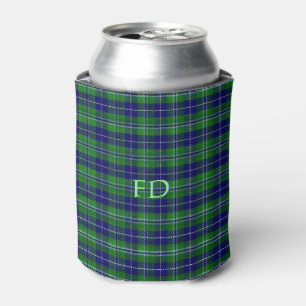 Douglas Offiziell Tartan mit Monogramm/Initialen Dosenkühler