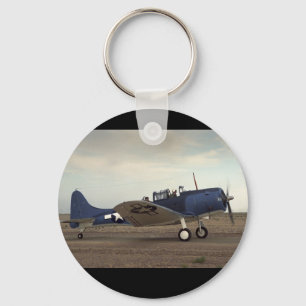 Douglas, SBD Dauntless,_Classic Aviation Schlüsselanhänger