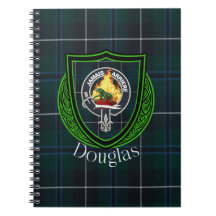 Douglas-Schottischer-Clan-Tartan & -Wappen