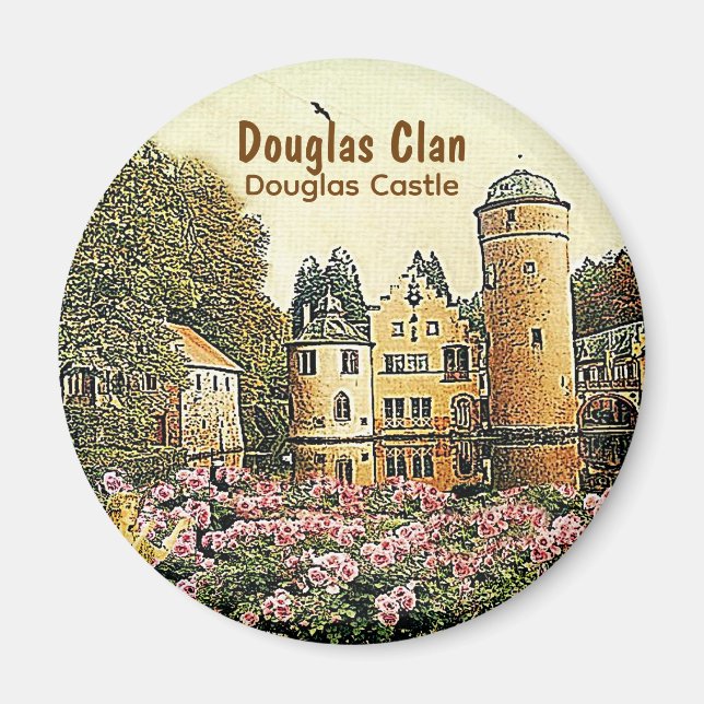 Douglas Scottish Clan's Douglas Castle Magnet (Vorne)