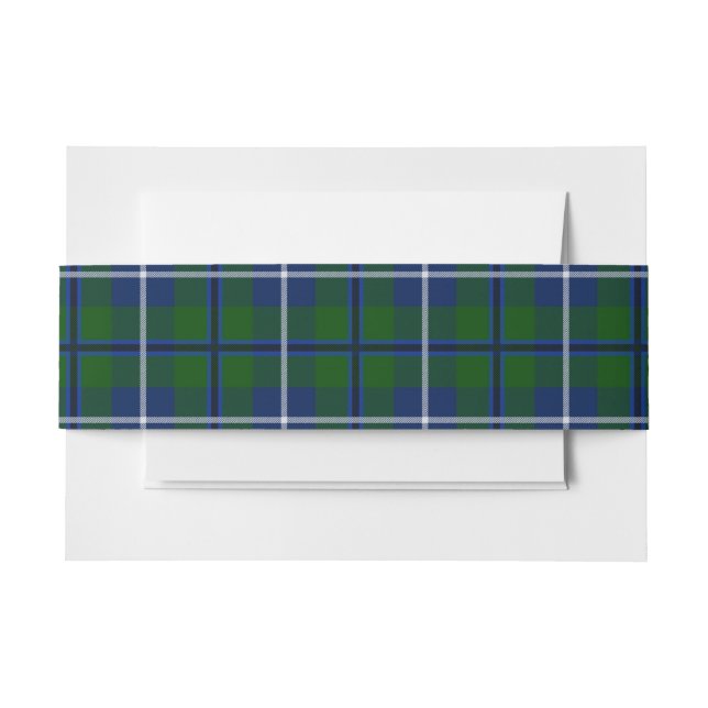 Douglas Scottish Tartan Belly Band (Vorderseite Beispiel)