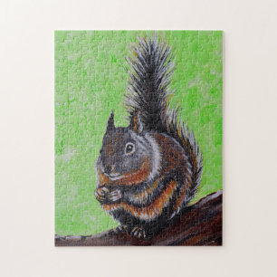 Douglas Squirrel Painting 2 Puzzle