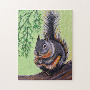 Douglas Squirrel Painting Puzzle