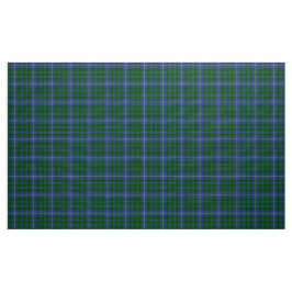 Douglas Tartan Blue Green und Black Kariert Fabric Stoff