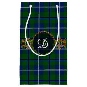 Douglas-Tartan mit Monogramm Kleine Geschenktüte