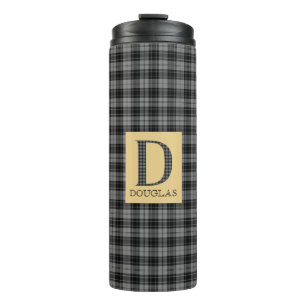 Douglas Tartan Monogram D Thermosbecher
