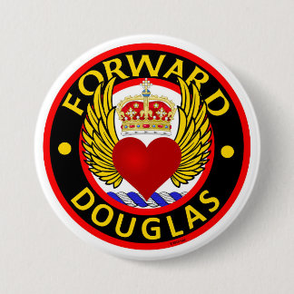 Douglas-Taste mit Crowned, Flügelherz-Wappen Button