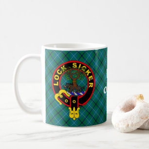 Douglas von Morton auf der antiken Douglas tartan  Kaffeetasse