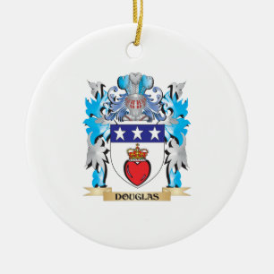 Douglas-Wappen - Familienwappen Keramik Ornament