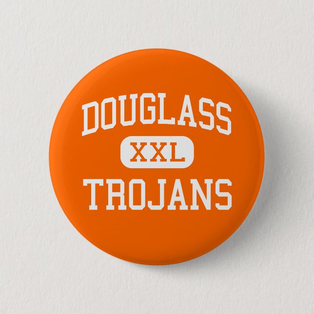 Douglass - Trojan - hoch - Oklahoma City Oklahoma Button (Vorderseite)