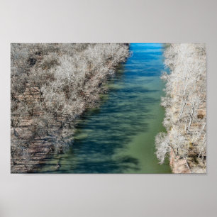 Douglassville Schuylkill River PA Poster
