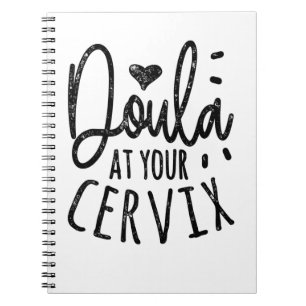 Doula an Ihrer Cervix Notizblock