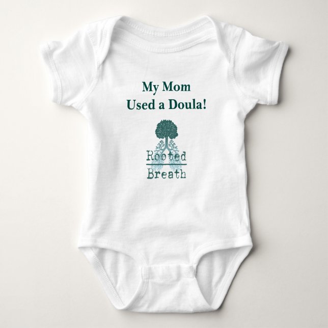 Doula Baby-Einteiler Baby Strampler (Vorderseite)