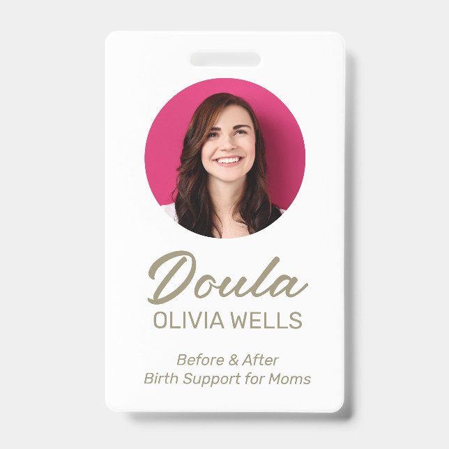 Doula Birthing | Foto Postpartum Ausweis (Vorderseite)