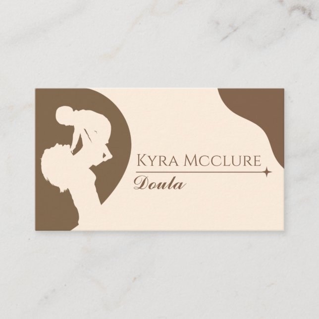 Doula Business Card Visitenkarte (Vorderseite)